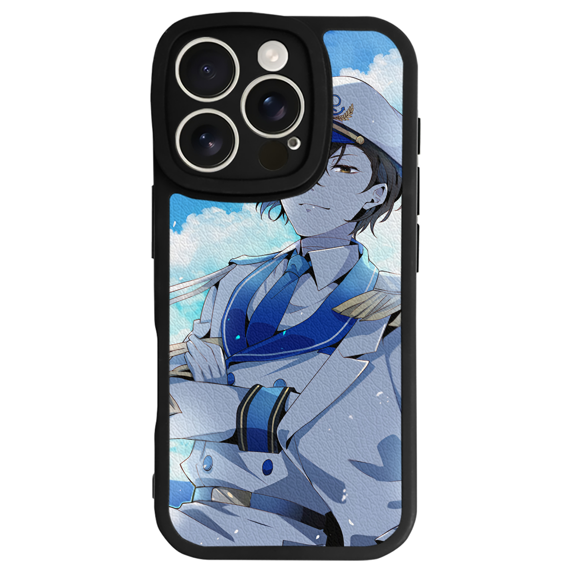 （画像用） 文豪ストレイドッグス Bungo Stray Dogs 【iPhone 16シリーズ対応】シリコンスマホケース（レザー調） 材質：シリコン